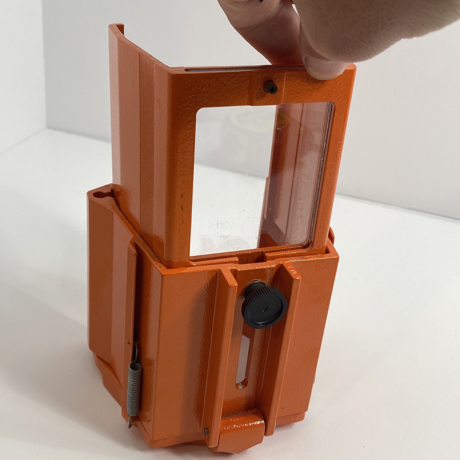Drill Press Guard Orange Adjustable Unbranded Please See Pictures