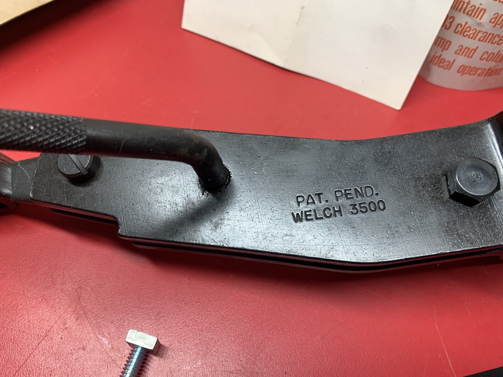 Machinist Tool Welch Cam-Lock Drill Press 3-1/2″ Clamp (NOS) No 3500