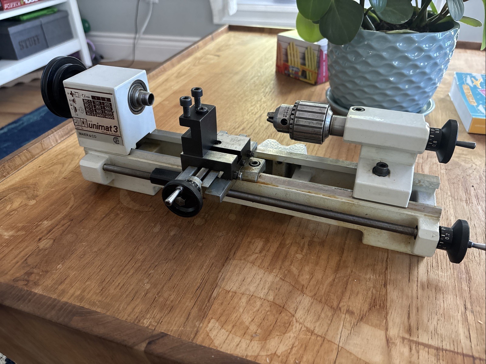 EMCO UNIMAT 3 Lathe INCOMPLETE Near Mint