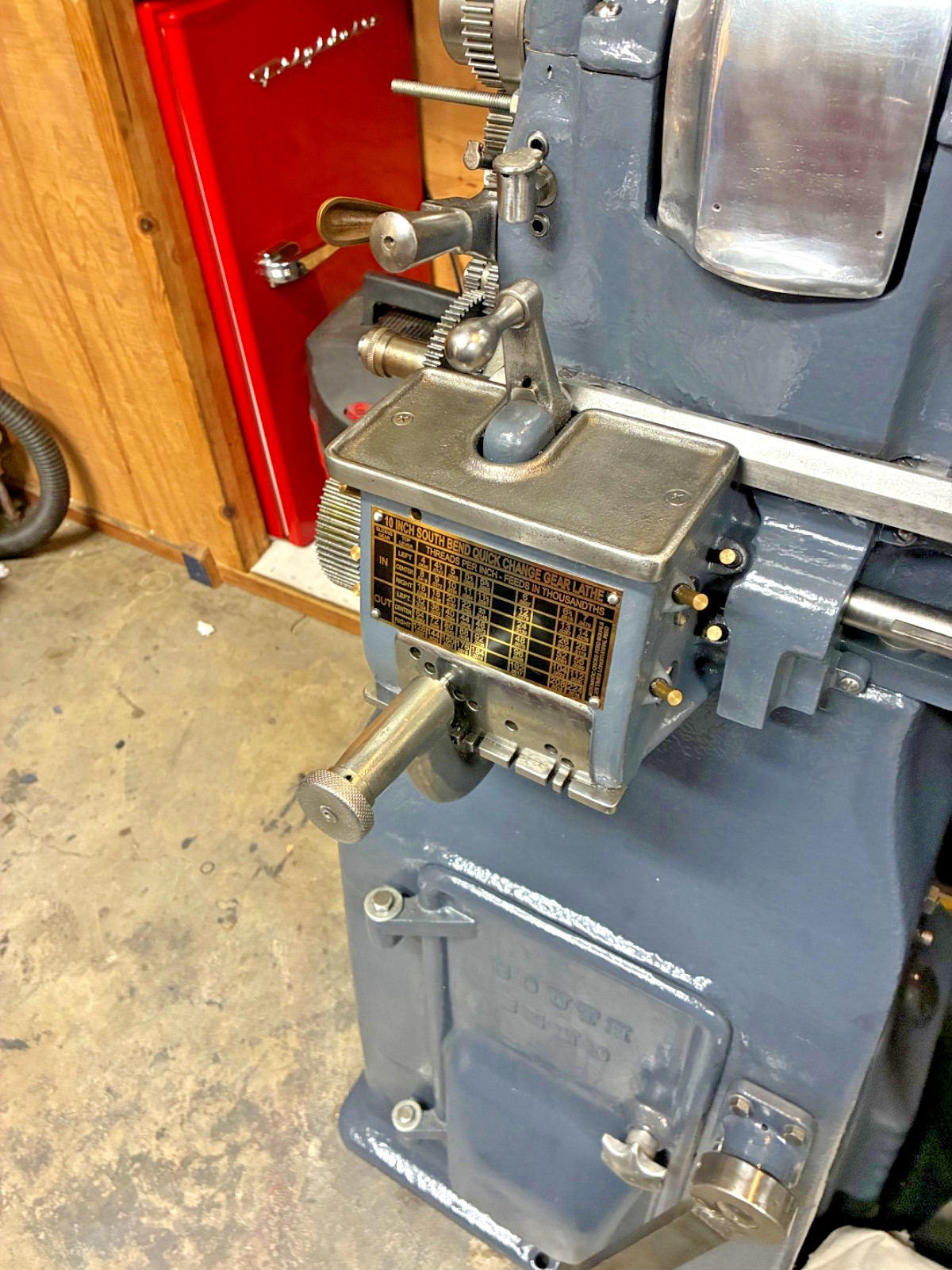 South Bend Lathe 10″ 10L Single Tumbler Quick Change Gearbox W/ Lead Screw Gear