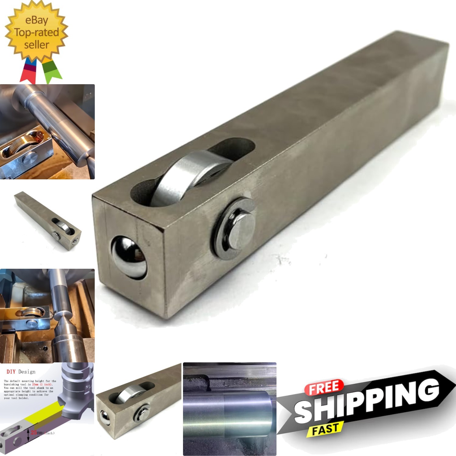 High-Hardness Steel Ball Lathe Burnishing Tool – Improve Finish Efficiency