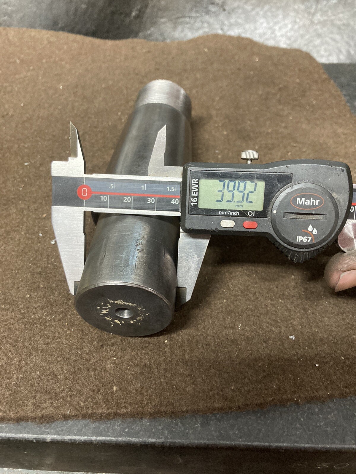 Grinding Spindle Tapered Wheel Arbor Threaded Machinist Tool Maker Box Find