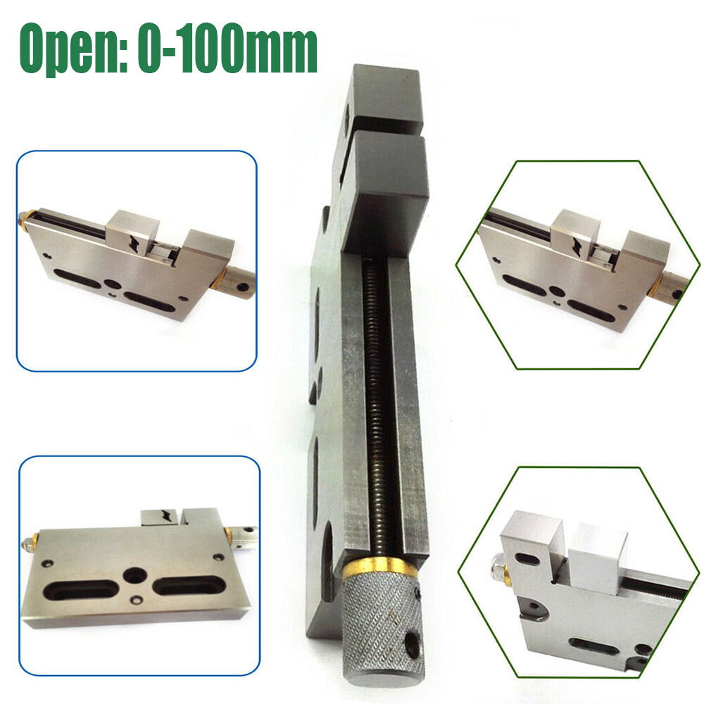 4″ Wire EDM Vise 0-100mm Clamping Range Stainless High Precision Jaw Opening 3Kg