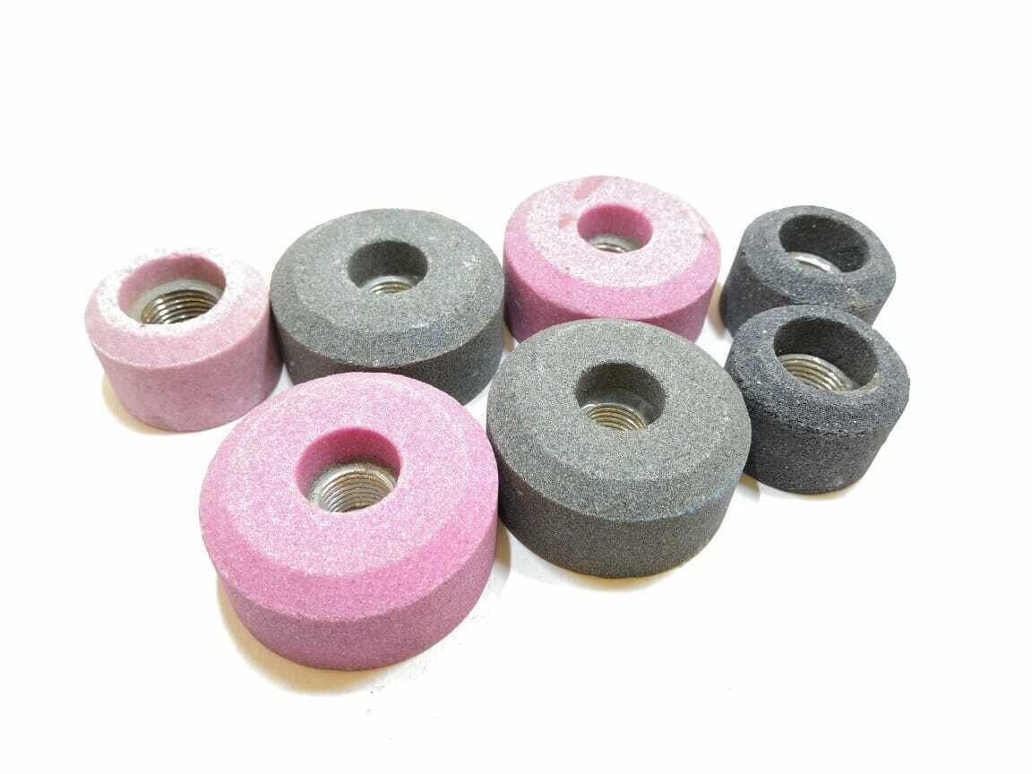 SIOUX VALVE SEAT PINK GRINDING WHEELS 20 PCS STONE HOLDER STAR DRIVE 11/16″ USA