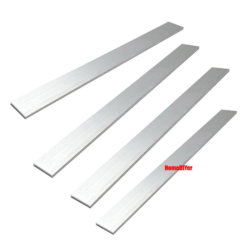 Aluminium Flat Bars Strips Metal Plate 100mm Length 6mm –100mm Wide Cut To Size
