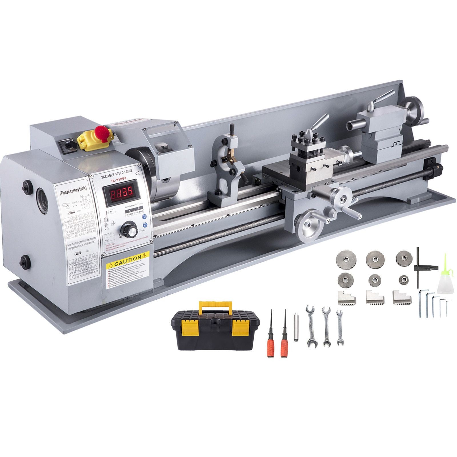 8.3x28in Variable Speed Metal Lathe 750W