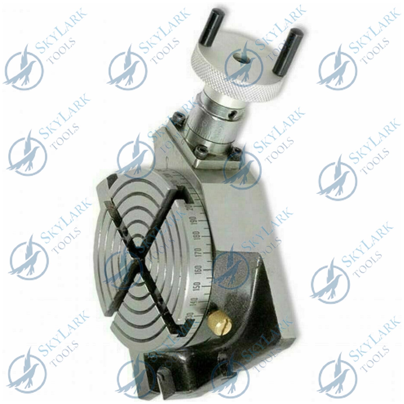 80MM 3 Inch Horizontal & Vertical Rotary Table 4 Slot Milling Machine