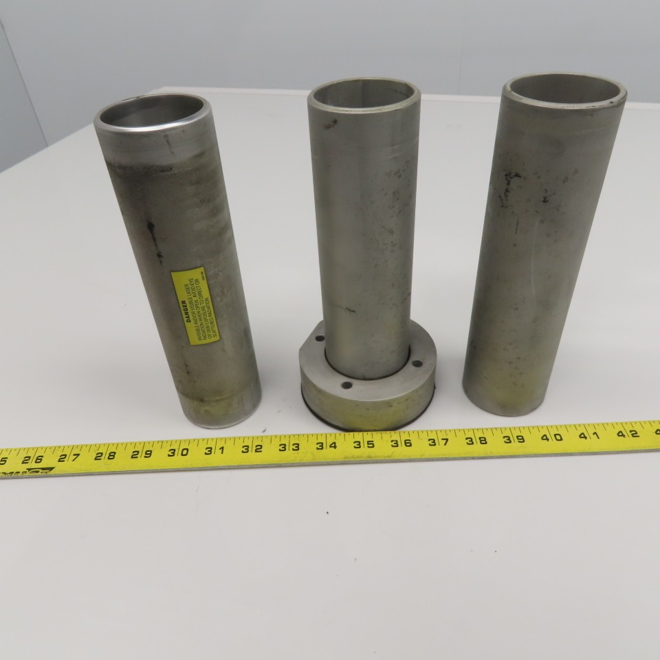 Fanuc Model C2000 C 2-3/8″ OD Laser Beam Pathway Tunnel Parts Lot Of 5 Pieces