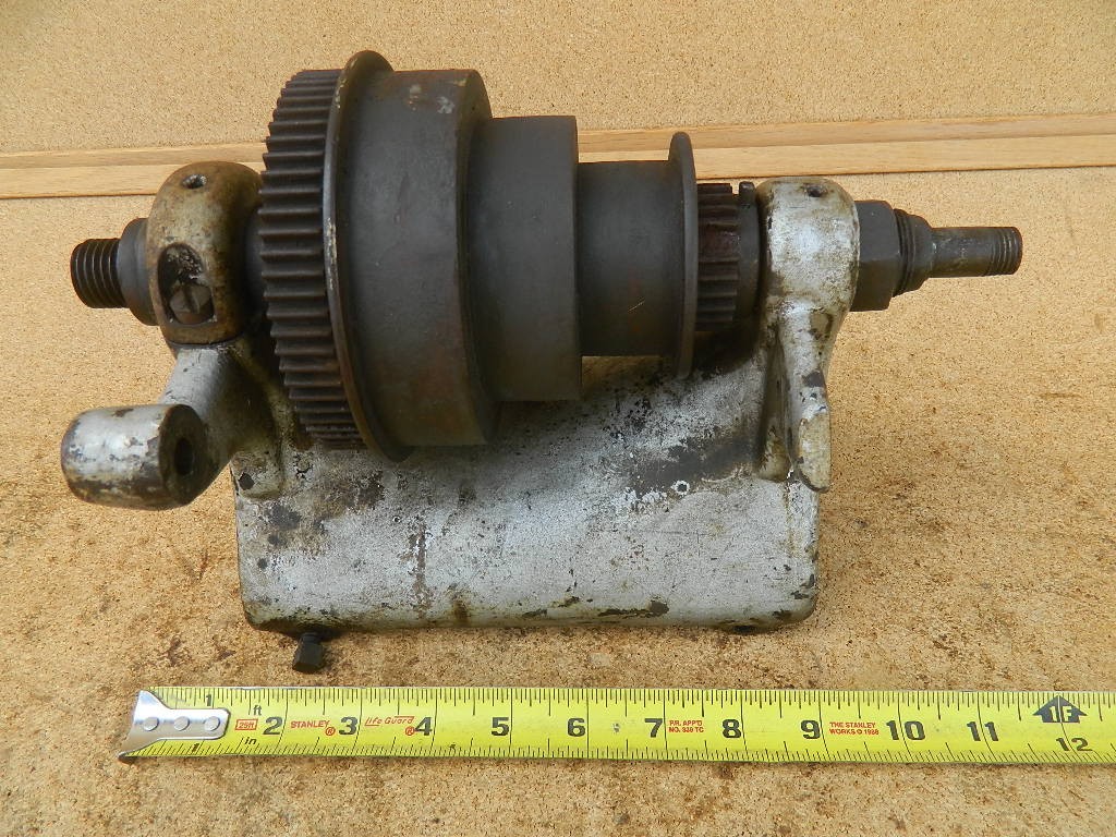 Vintage Metal Lathe Headstock Assembly Belt Drive