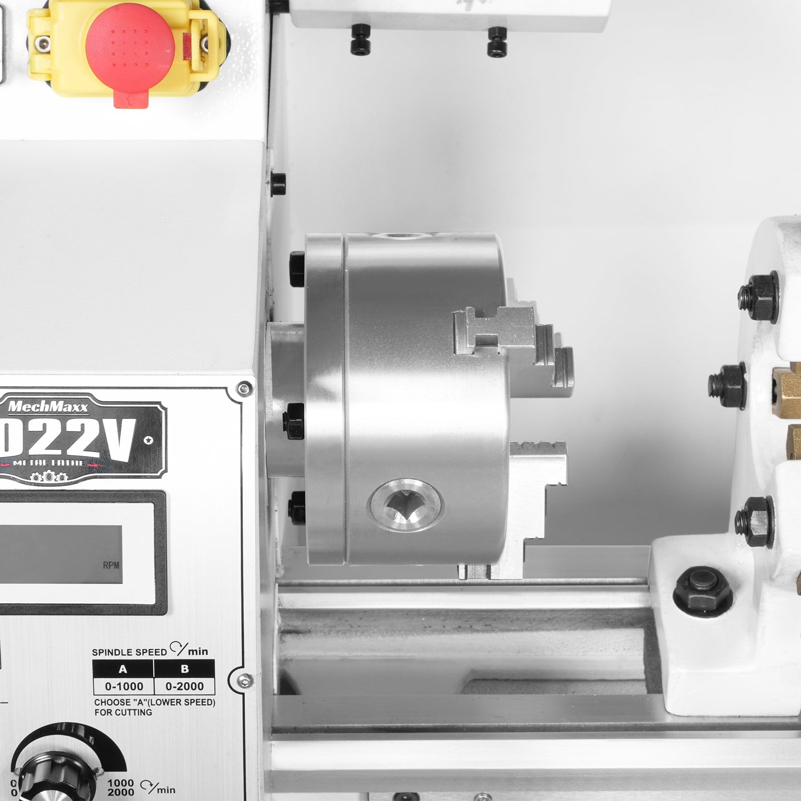 110V 1.5HP 10”x22” Metal Lathe Machine,0-2000 RPM Variable Speed, 1022V