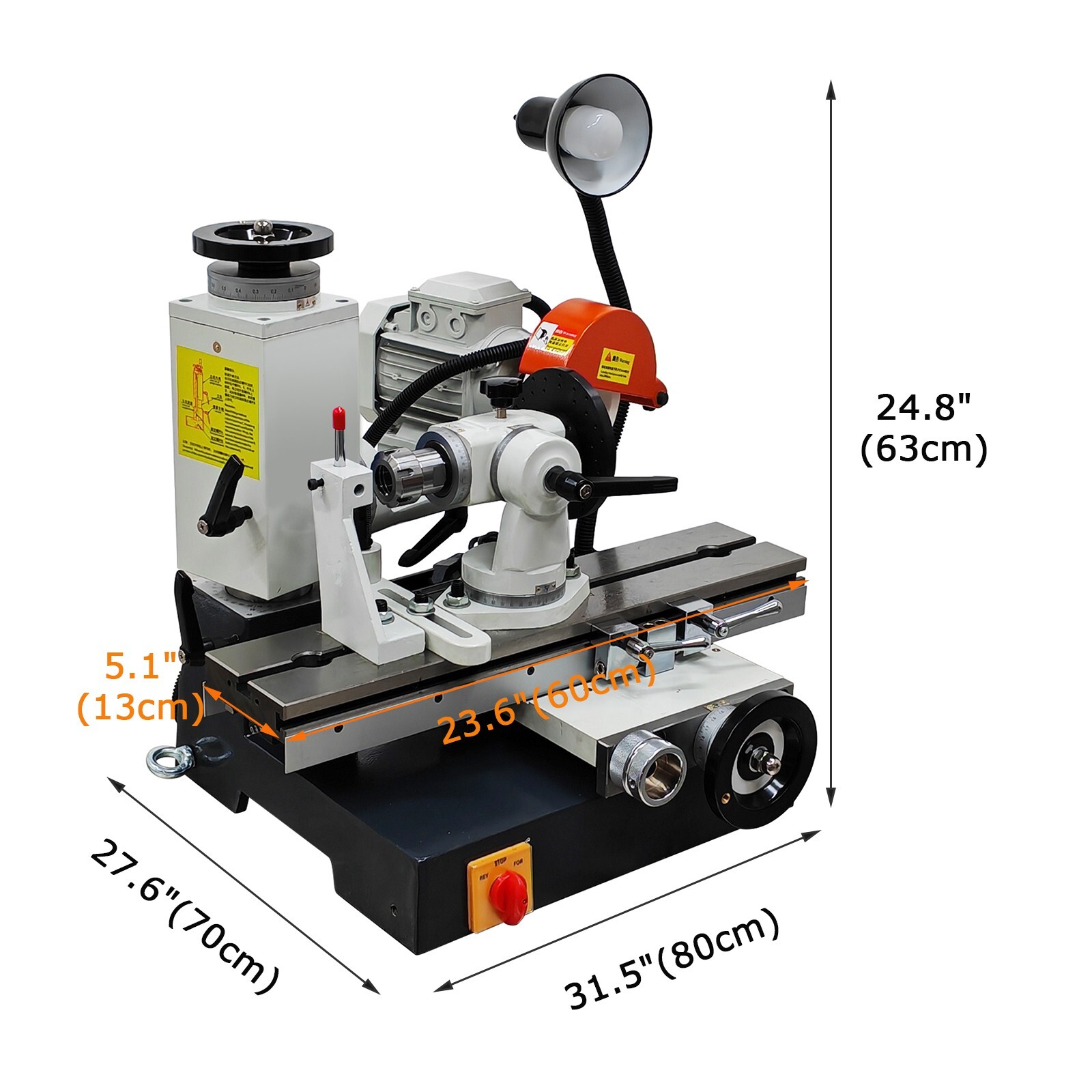 Universal Tool Grinding Machine 220V Sharpening Grinder for Metal Process2800RPM