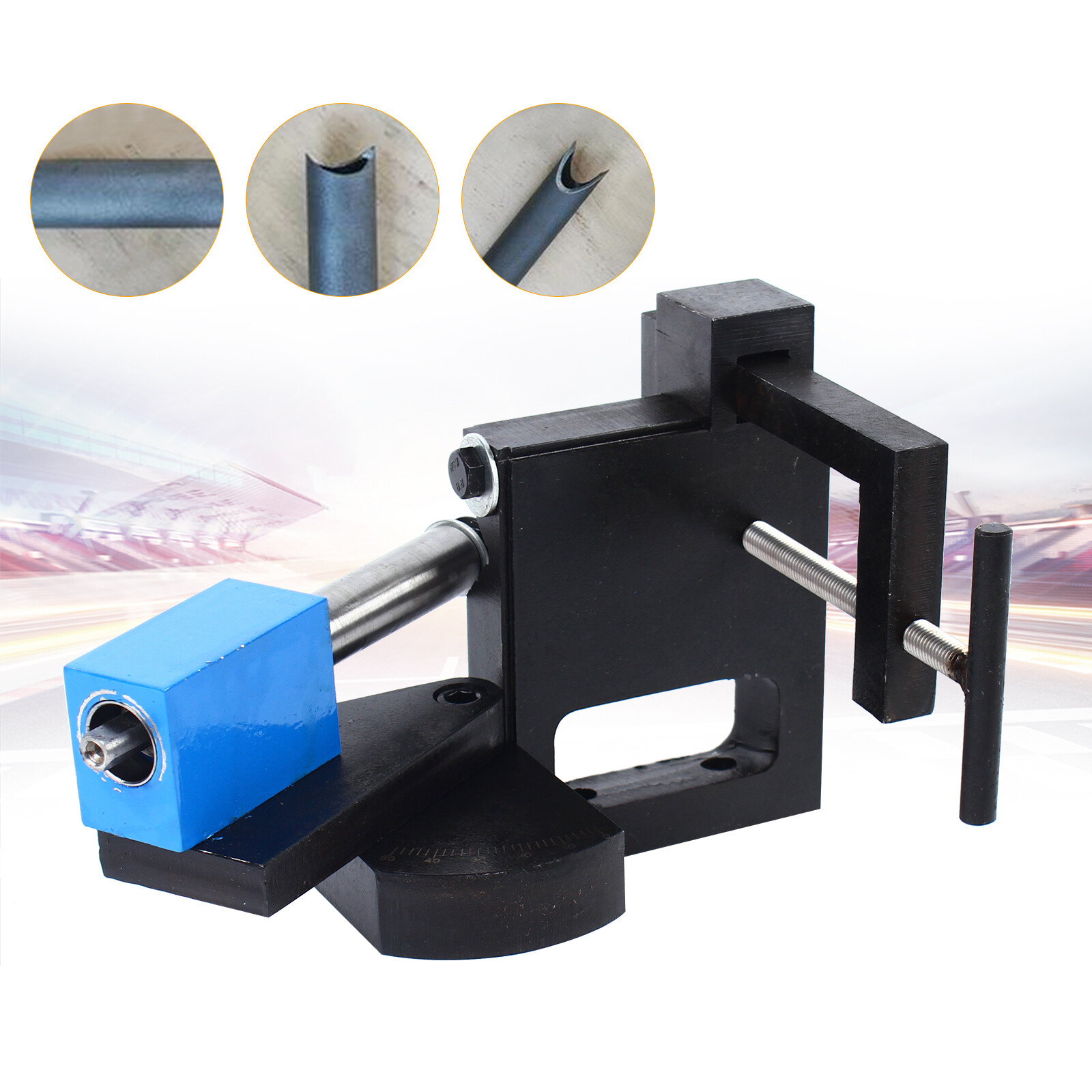 Heavy Duty Industrial Professional Pipe & Tube Notcher 3/4″ – 3″ Fabrication