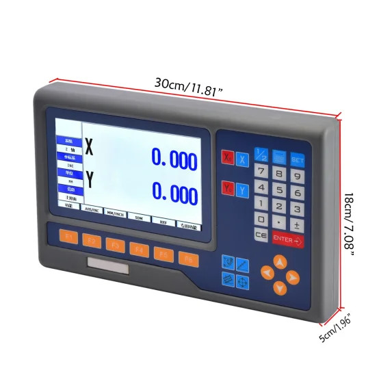 8 Languages 2 Axes 3 Axis LCD DRO Digital Readout Display Counter