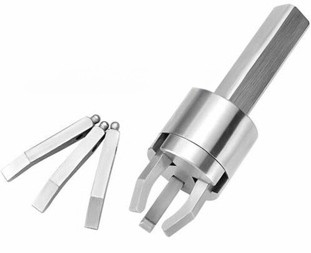 CNC Lathe Bar Puller Automatic Lathe Feeder Claw Square Crank Handle 25*25 Clamp