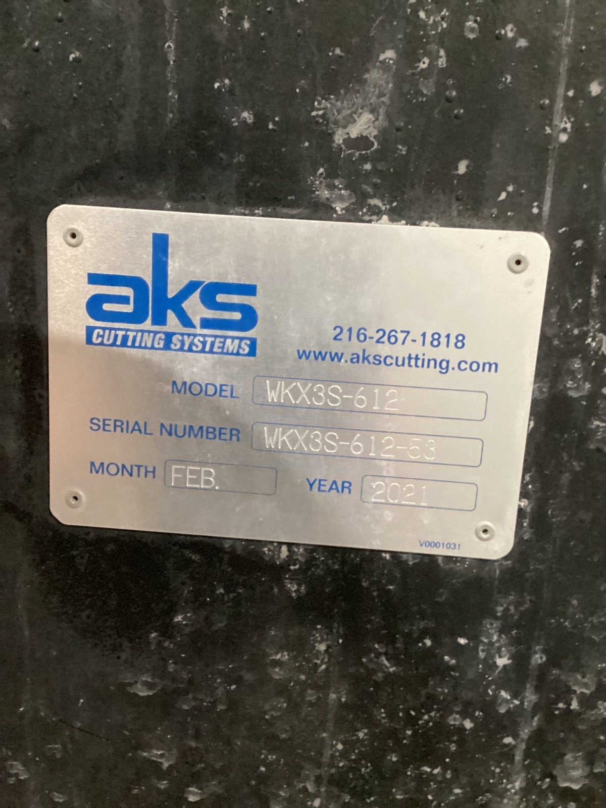 AKS CUTTING SYSTEMS WKX3S-612 Waterjet Cutter w/ KMT SLVI 50R Intensifier Pum…