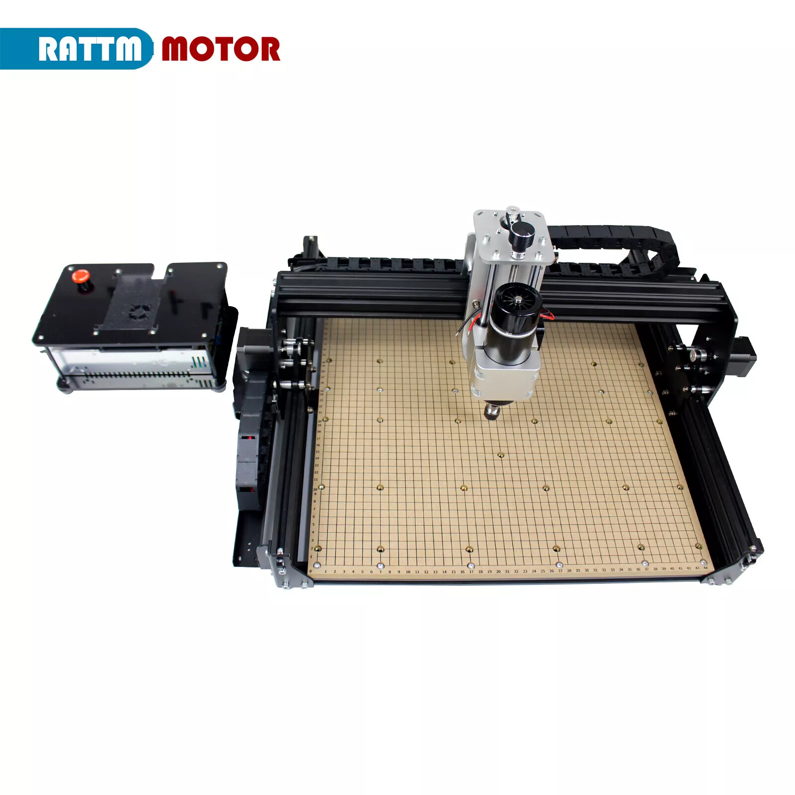 MDF Table CNC 4540 Router 500W Engraver Machine+20W/40W Laser+Offline controlle
