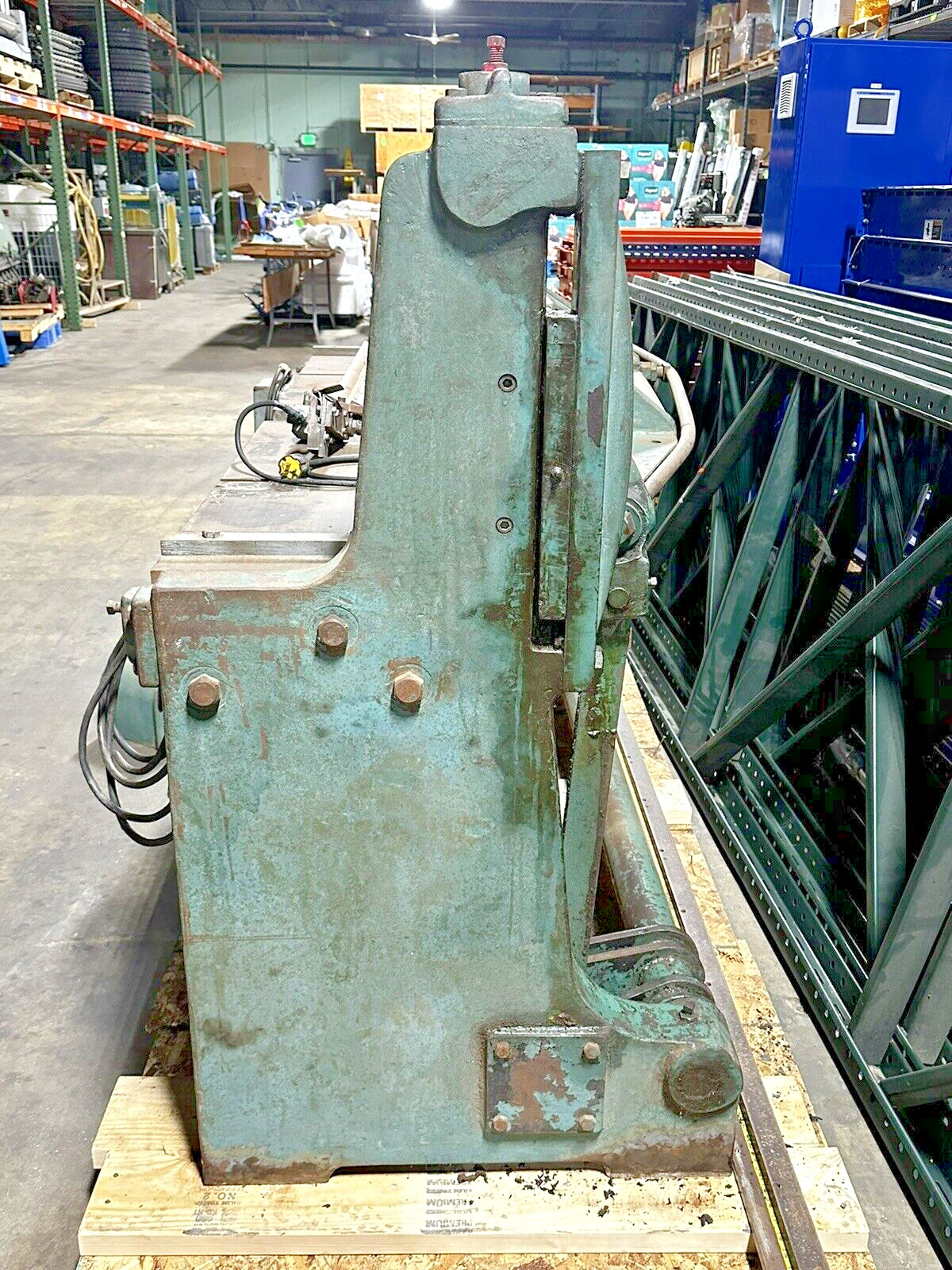 Wysong A-72 Shear 84″ 7ft Air 18Ga Guillotine Pneumatic Sheet Metal Working FLR