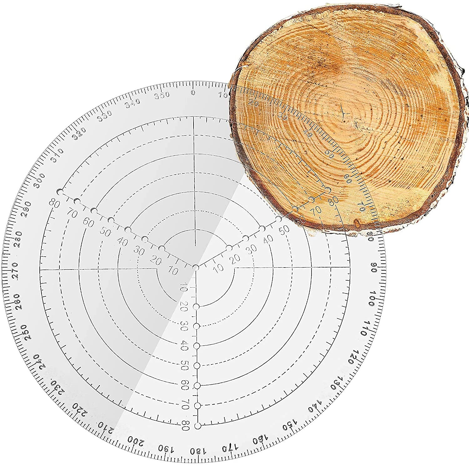300mm/12″ Round Center Finder Tool Woodworking Compass for Wood Turner Bowl l…