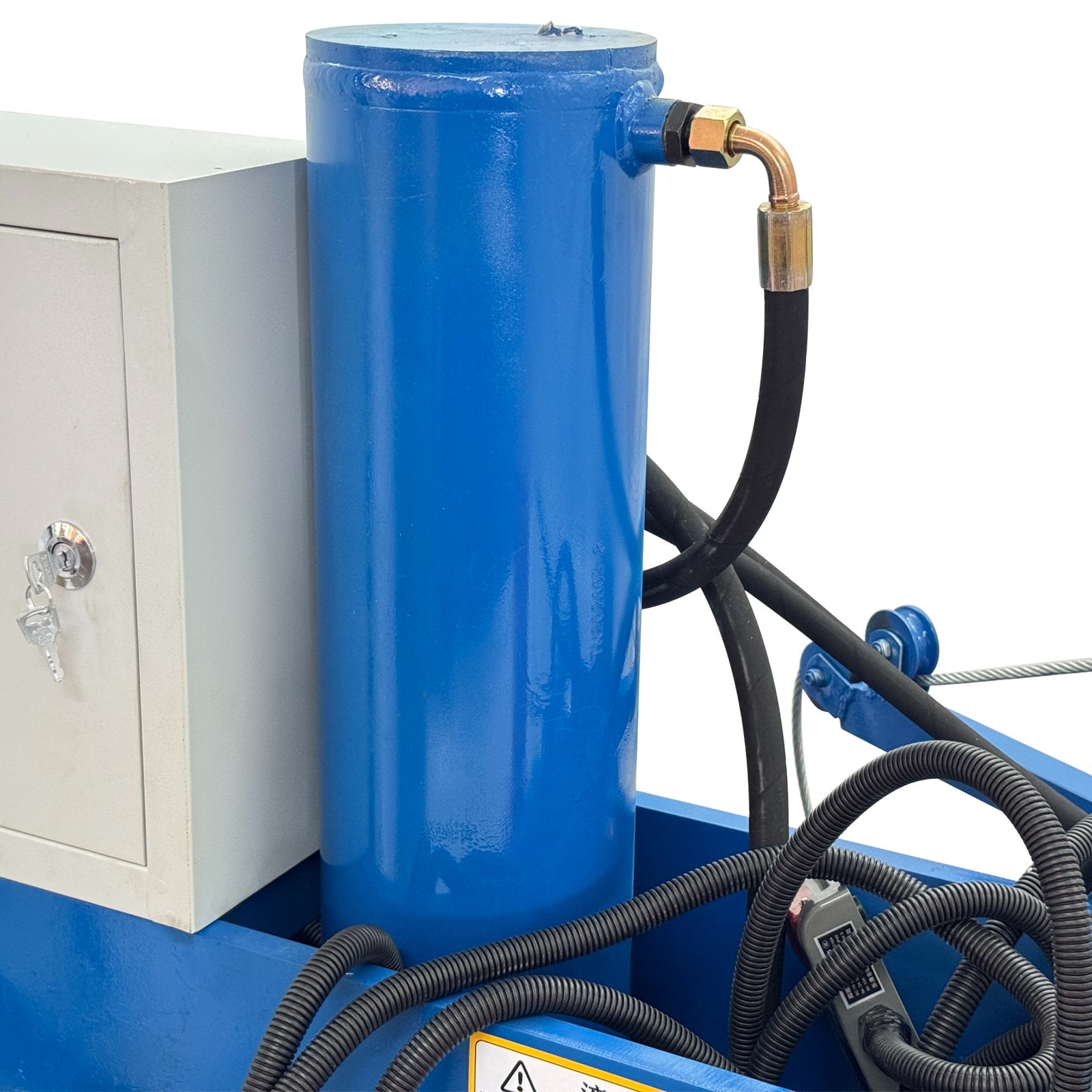 220V 3PH 5-in-1 60 Ton Hydraulic Copper Extractor Motor Stator Recycling Machine