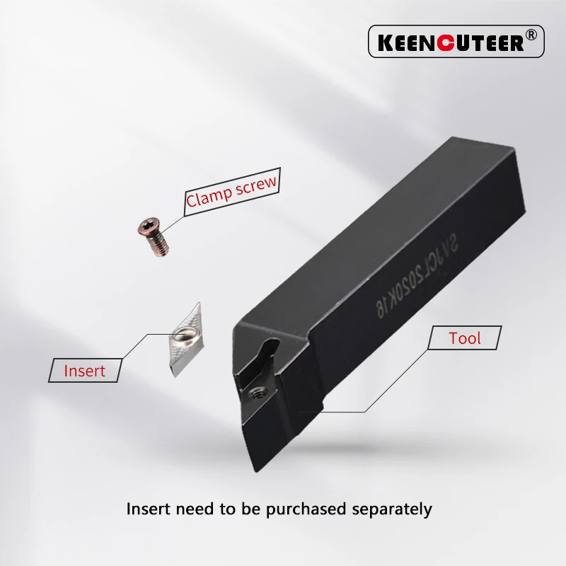 SVJCR1212-2525 External Turning Tool Lathe Bar CNC SVJCR SVJCL Holder Cutter
