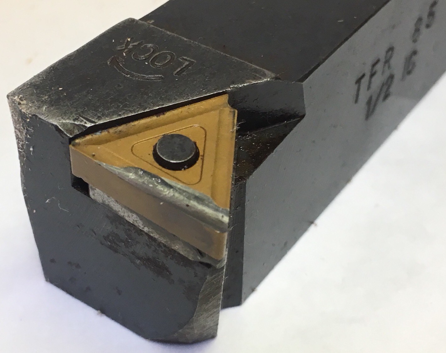 CARBOLOY TFR-84-4 THREADING LATHE TOOL HOLDER 1-1/4” X 1” W/ Inserts (L4)