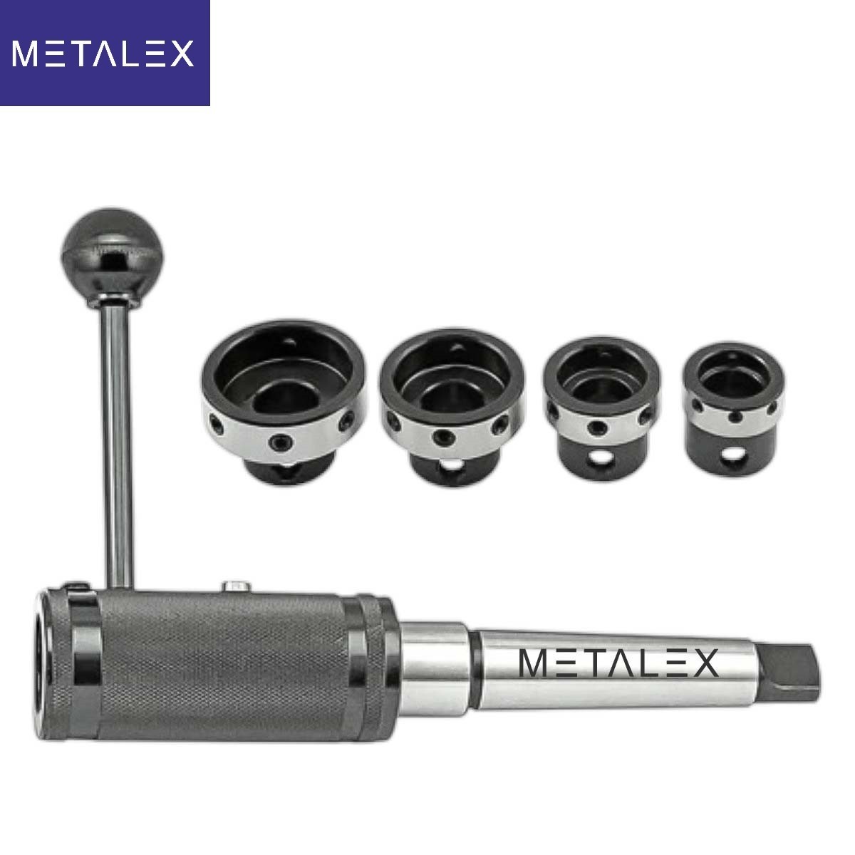 MT3 Shank 6 Metric 4 Imperial Round Die Holders Set Lathe Threading Tool Kit USA