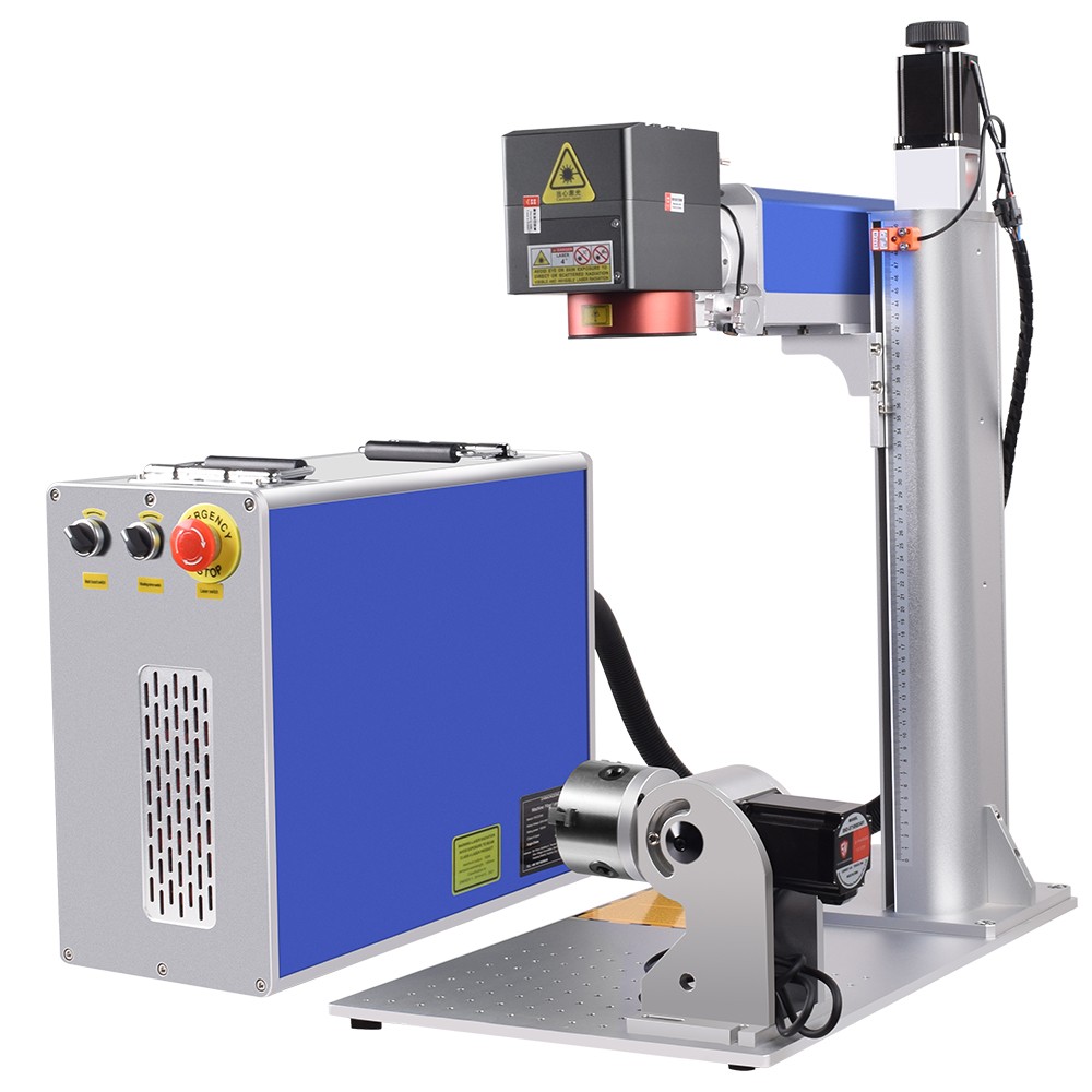 60W 2.5D JPT Mopa M7 Fiber Laser Marking Machine Metal Deep/Relief Engraver AU