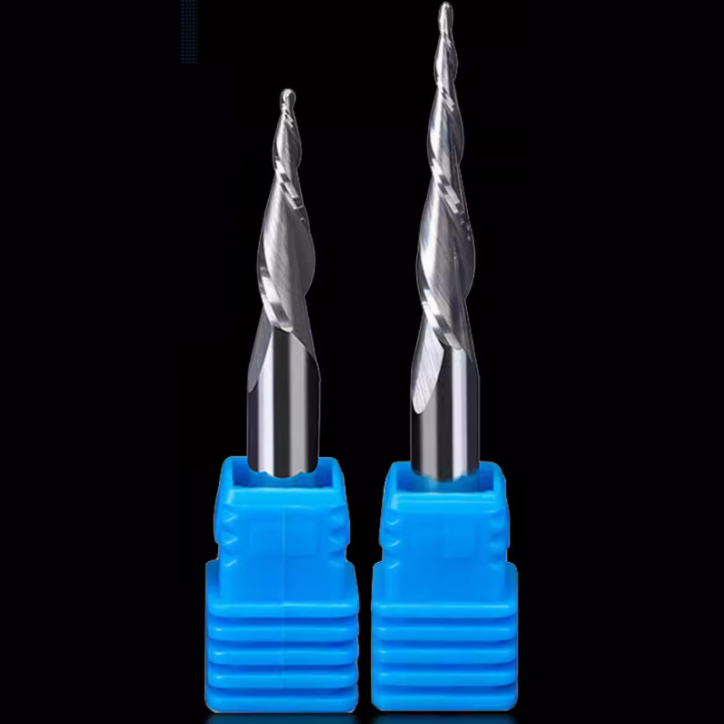 HRC 55° Tapered Ball Nose End Mill Milling cutter 6mm Shankφ CNC/Engraving/ Bits