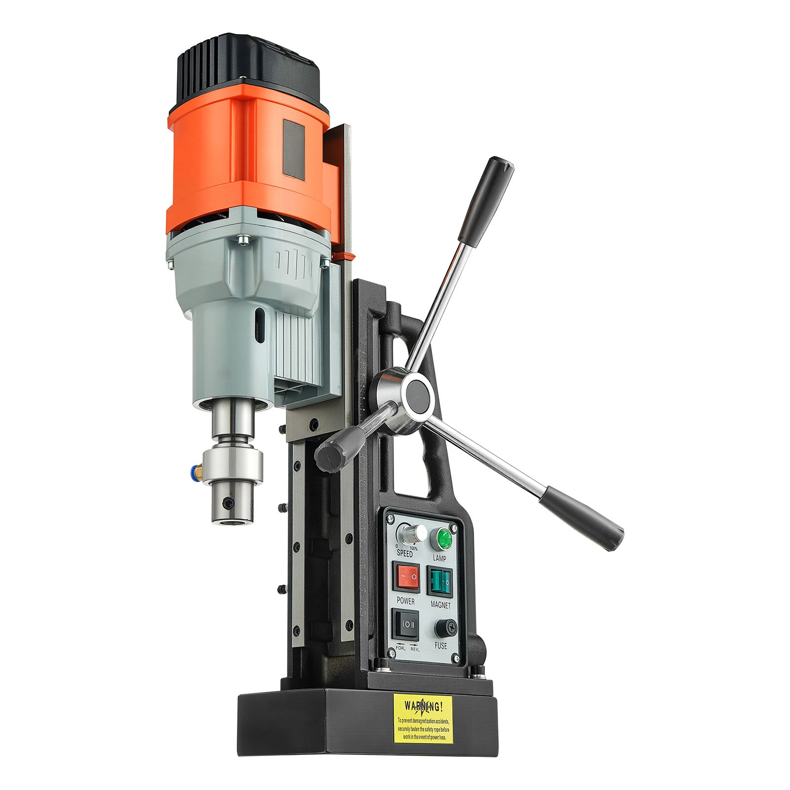 Magnetic Drill Press Mag Drill Press 1550 W 2.4 in Boring Dia 0-600 RPM