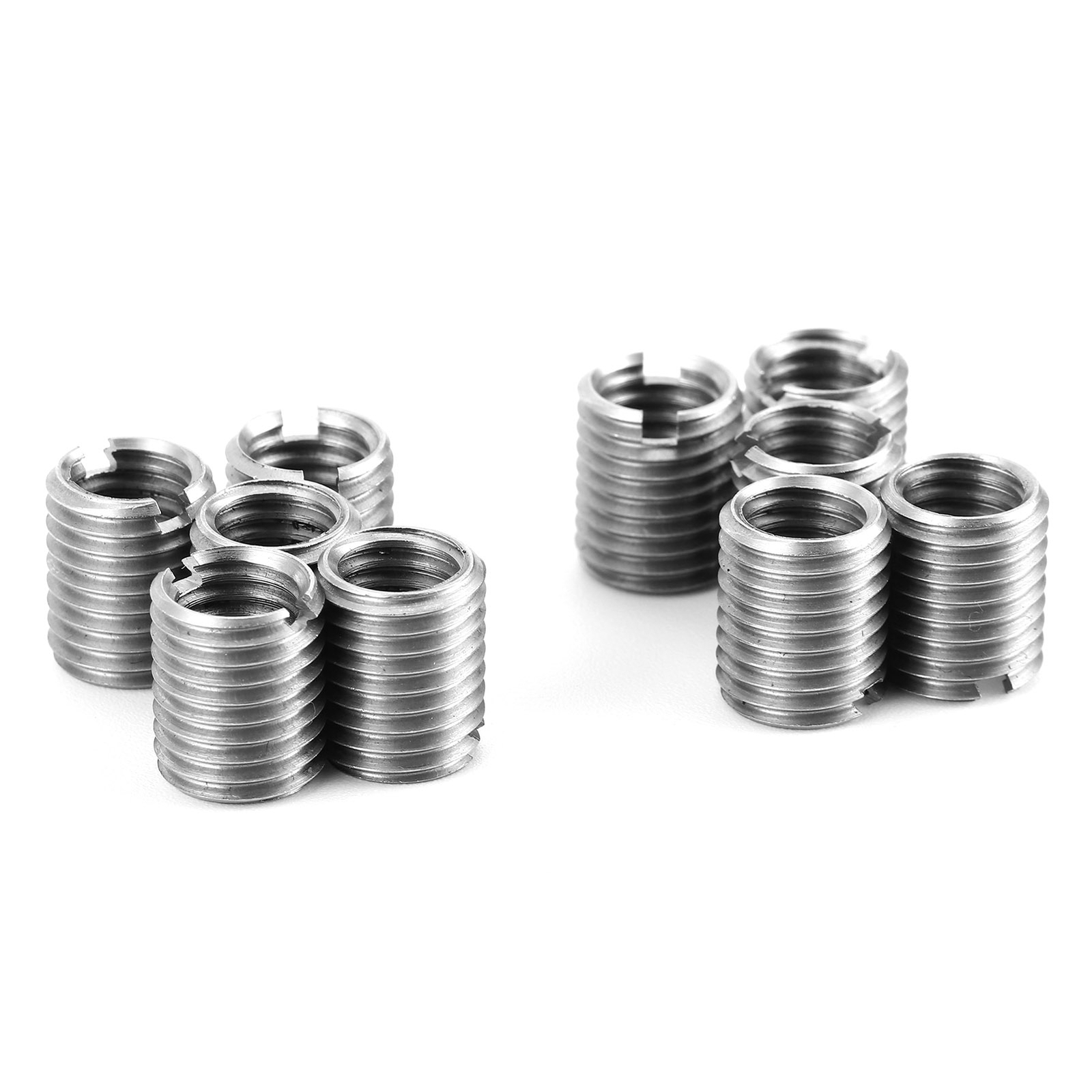 10X Thread Insert Kit Reducing Nuts Female M8x1.25 Male M10x1.25 12mm Length US@