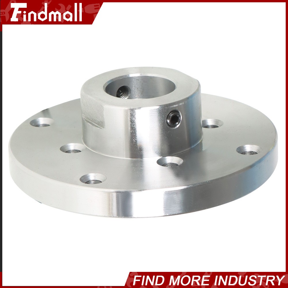 Findmall 4″ Steel Wood Lathe Face Plate 1″ x 8tpi Threaded with Set Screws