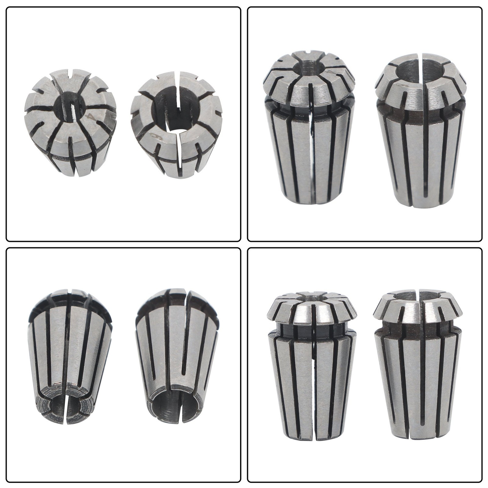 ER11 Spring Collet Set 7 Pc 1-7mm for CNC Milling Lathe Engraving
