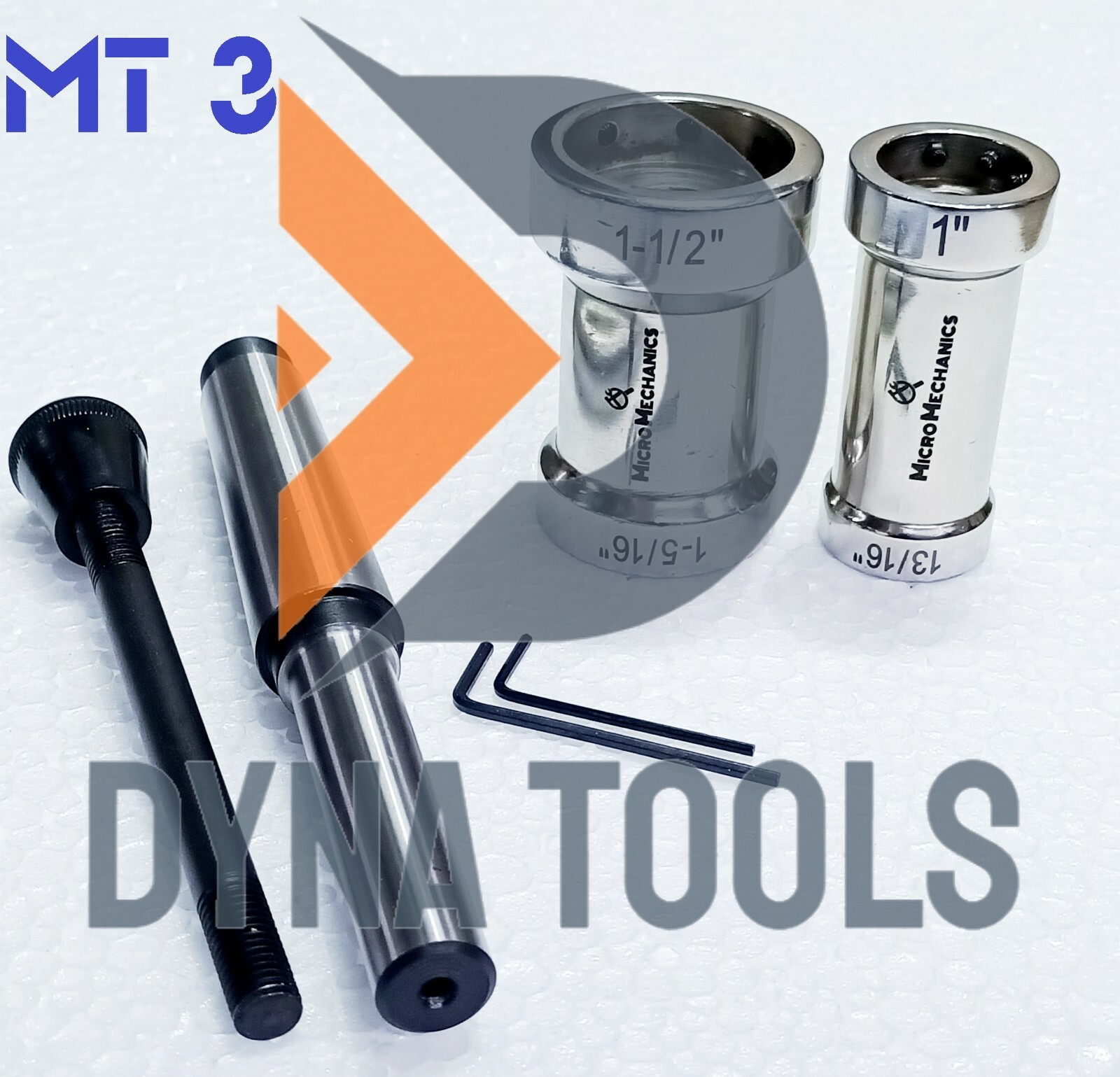 Lathe Tailstock Die Holders Set Floating Type MT3 SHANK – Hold Inch Size Dies