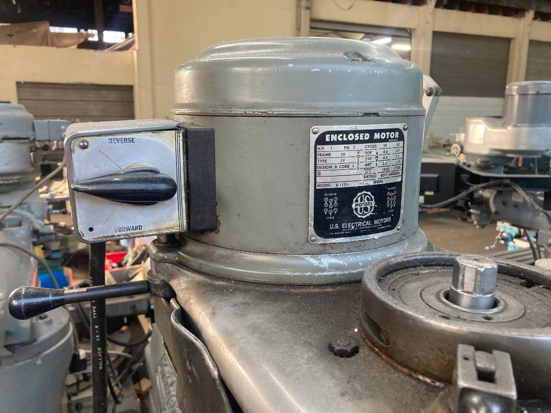 1 HP Bridgeport milling machine REPLACEMENT MOTOR