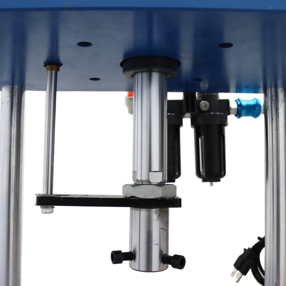 2866lb Pneumatic Punch Press Machine Die Hole Dia 0.98” Adjustable Stroke 110V
