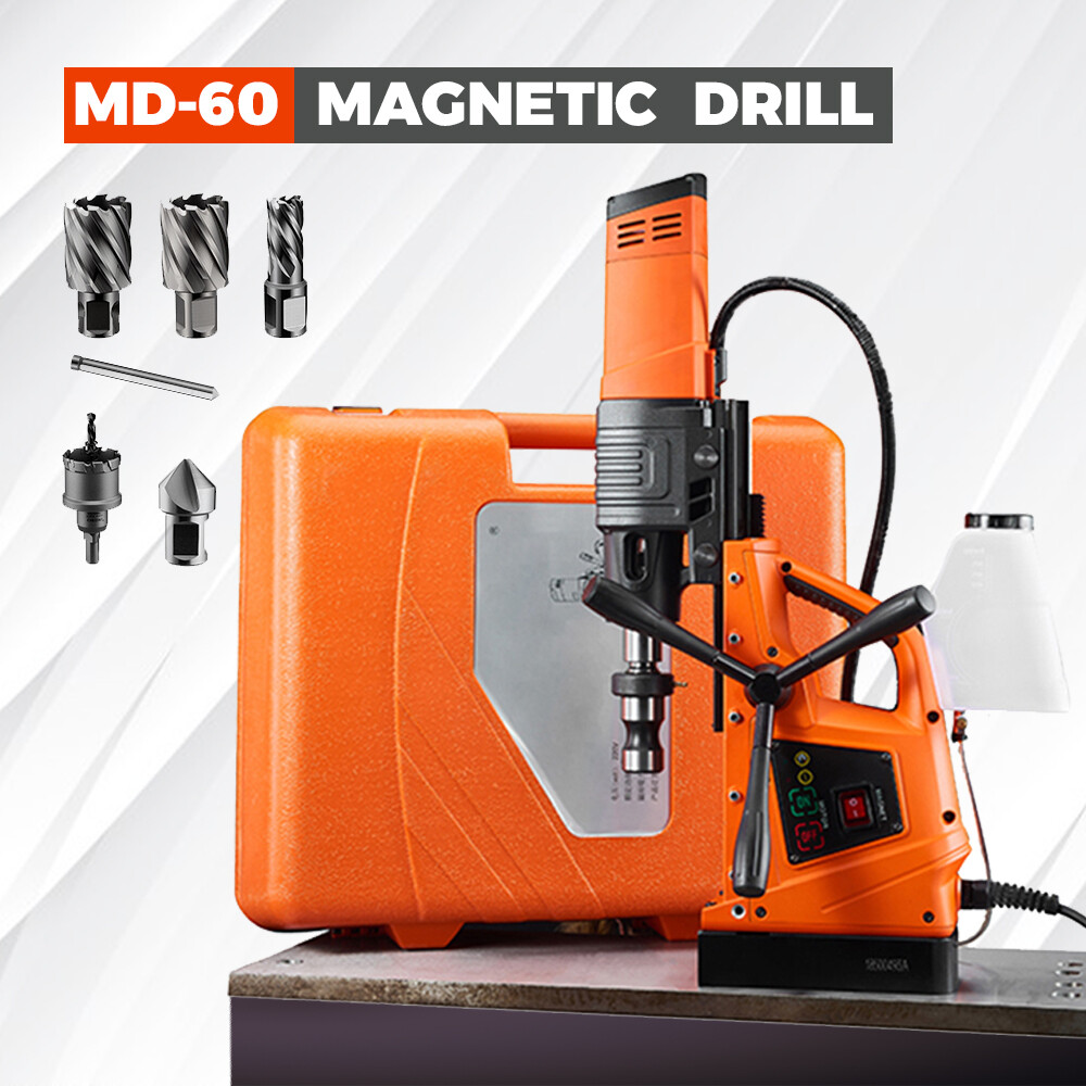 Electric Magnetic Drill Press MD60 Mining Stable Welding Boring Ø60mm (2-3/8″)