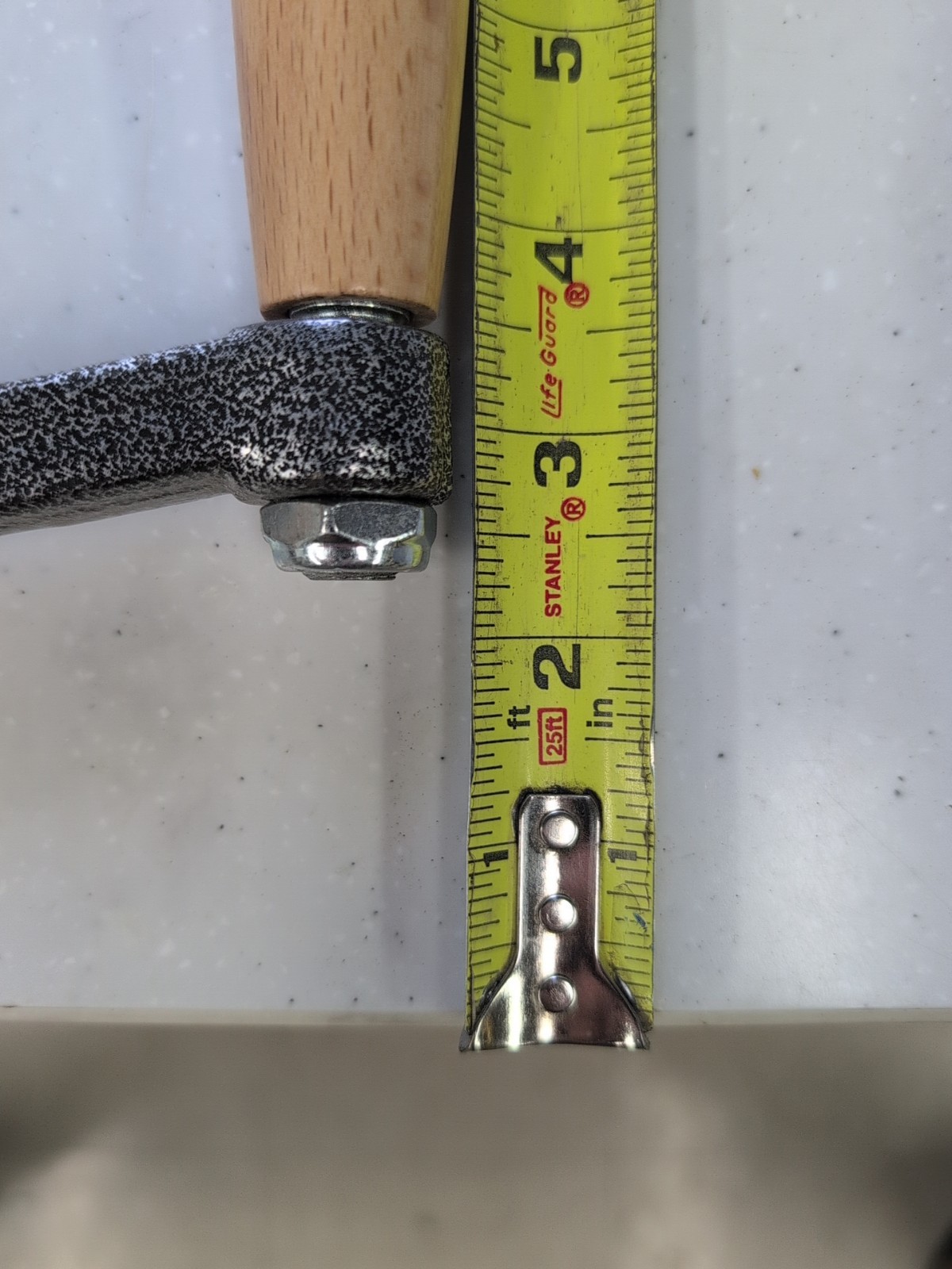 NEW Cast Steel Manual Arm / Wooden Roller Handle Hand Crank Pepe Rolling Mill JS