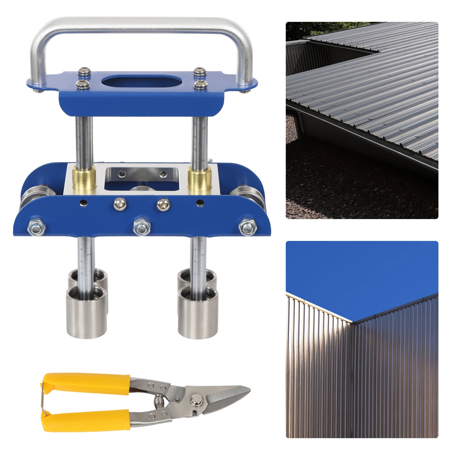Hand Sheet Metal Bender Sheet Metal Edge Roller Bender Metal Bending Tools 0-90°