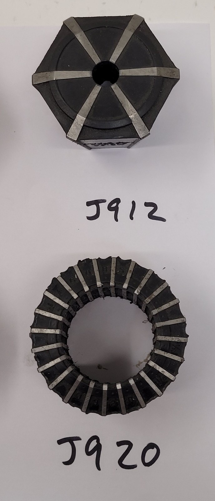 Jacobs Rubber Flex Collets – Various Sizes – Set of 6