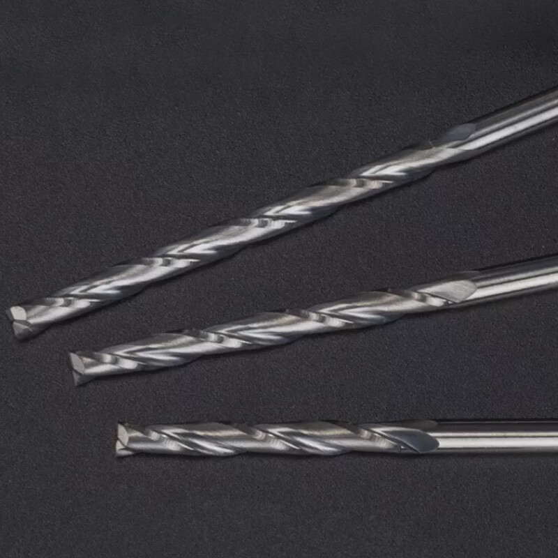 Ø4mm CNC Straigh End Mill Milling Cutting 2 Flute Cutter Drill Bit Spiral Router
