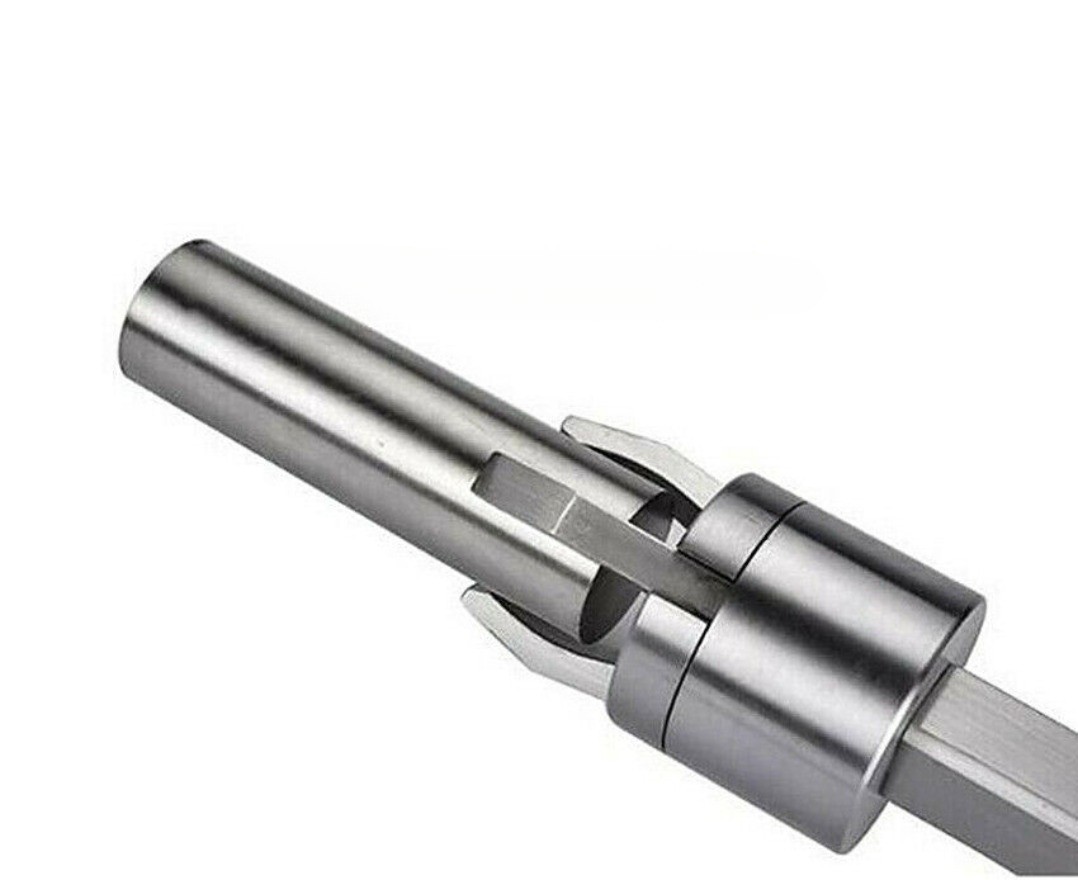 CNC Lathe Bar Puller Automatic Lathe Feeder Claw Square Crank Handle 25*25 Clamp