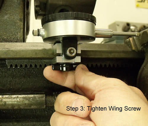 South Bend lathe dial indicator clamp for 9″&10K