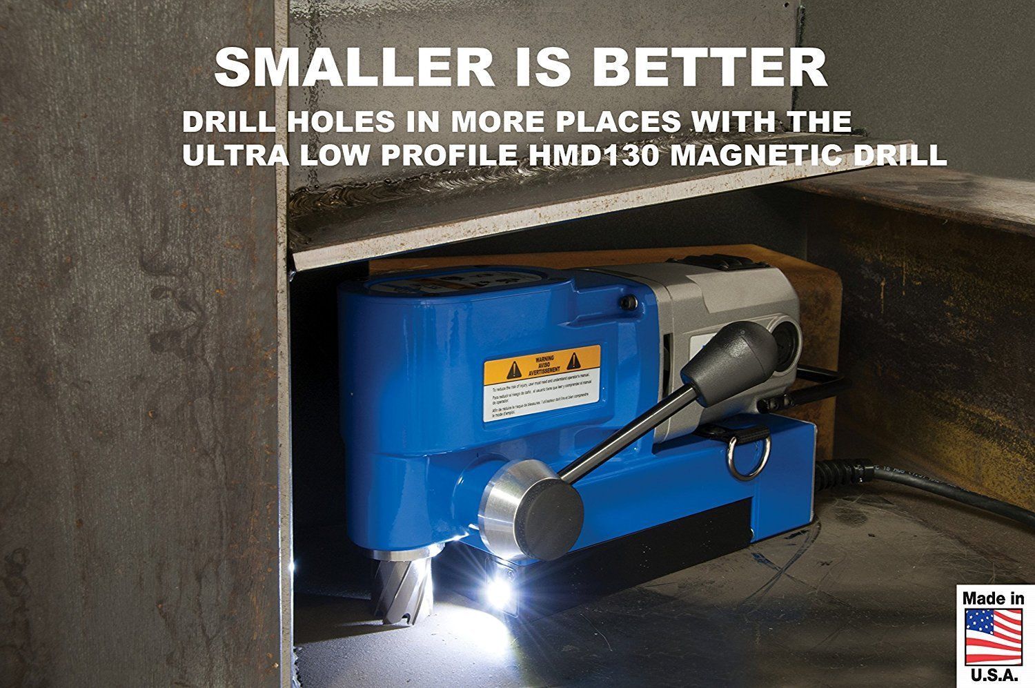 Hougen HMD130 Ultra Low Profile Magnetic Drill 115V
