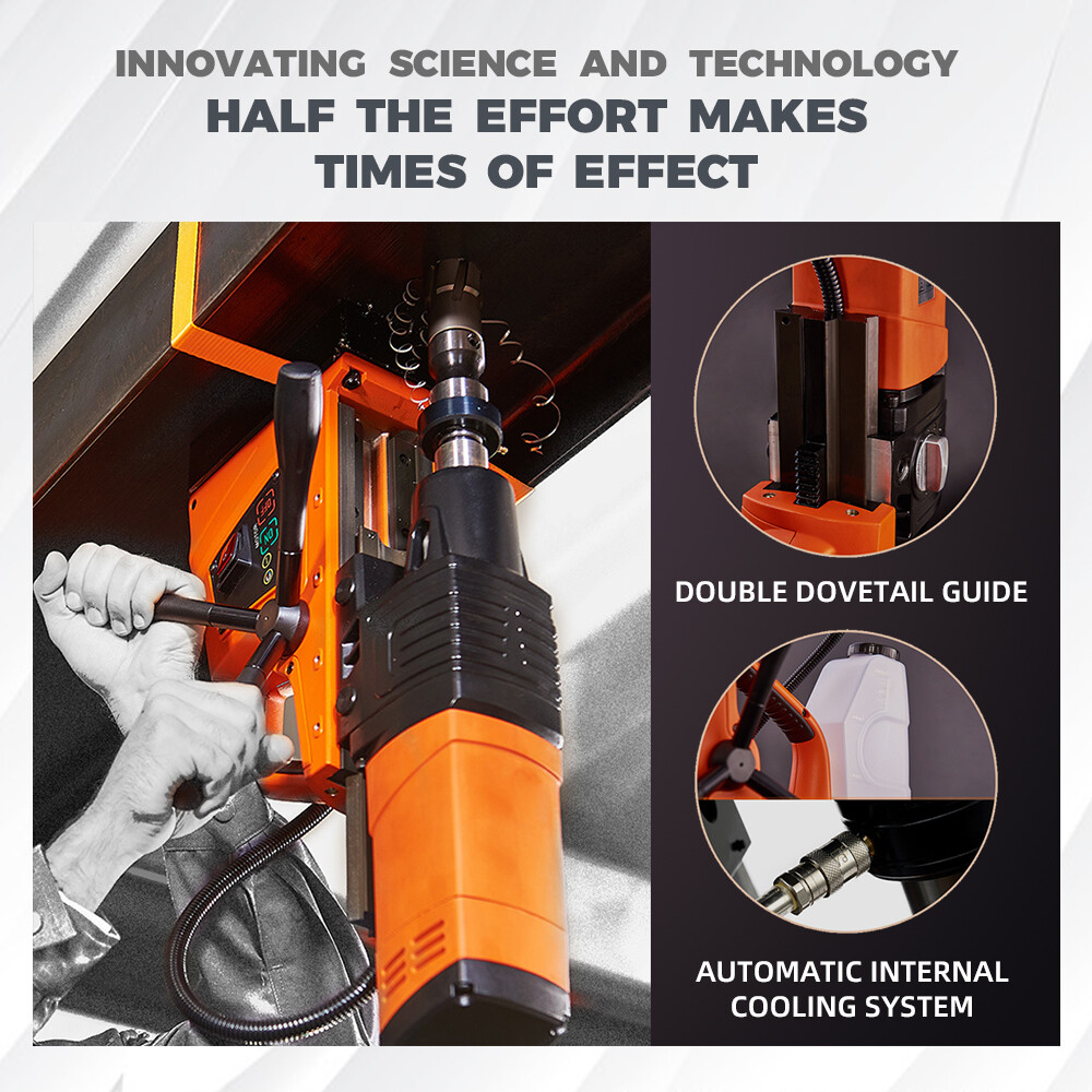 Electric Magnetic Drill Press MD60 Mining Stable Welding Boring Ø60mm (2-3/8″)