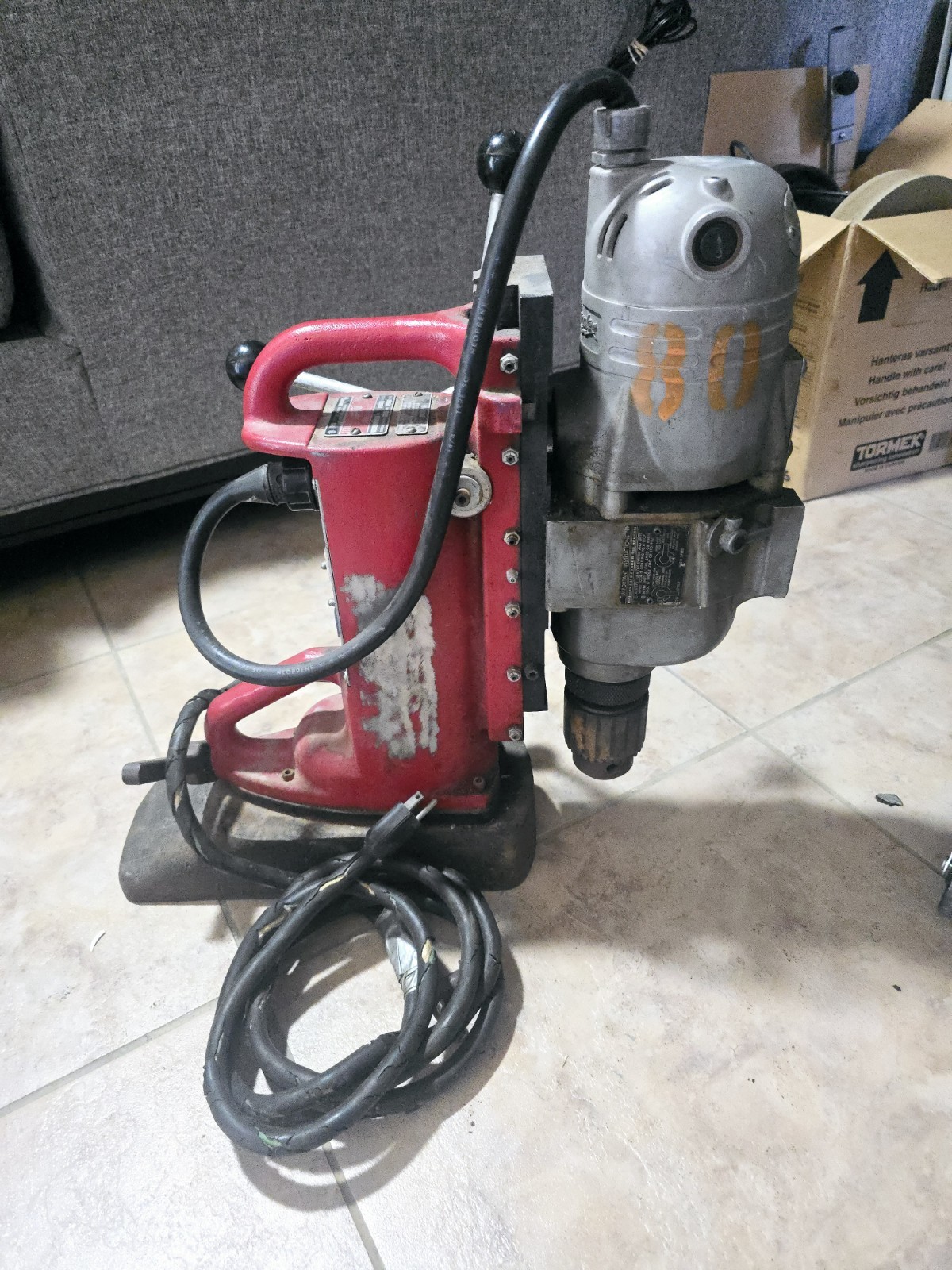 Milwaukee Magnetic Drill Press 4292-1 Drill 4232 Base Mag Drill