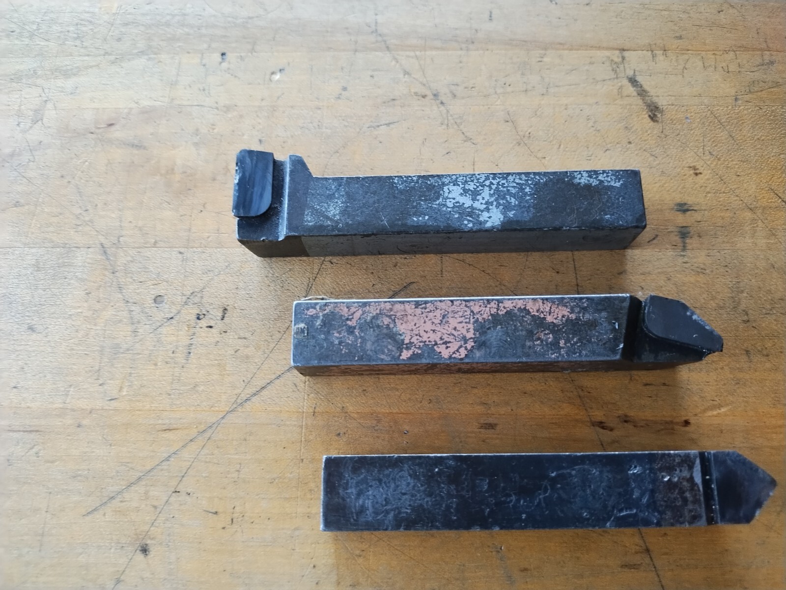 Carboloy 5/8″(.625) square x 4″ lg Cemented Carbide Lathe Cutters lot of 3 USA