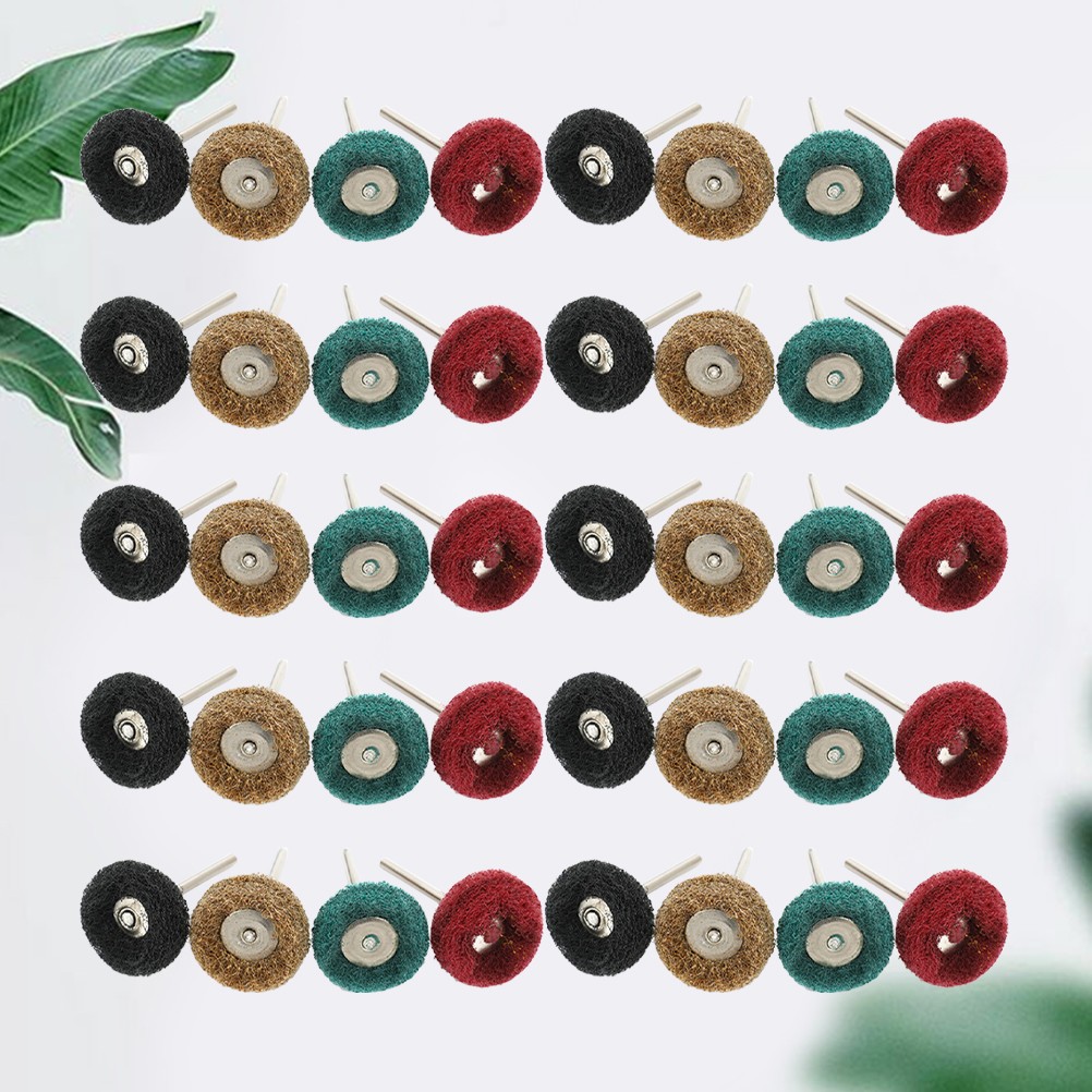 40Pcs Polishing Wheel for Drill Metal Jewelry Buffing Wheel Kit