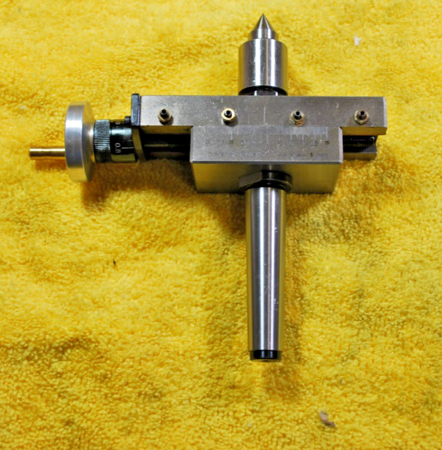 Offset Tailstock w/ Live Center, Dead Center for Turning, MT1, MT2 & MT3 Shanks