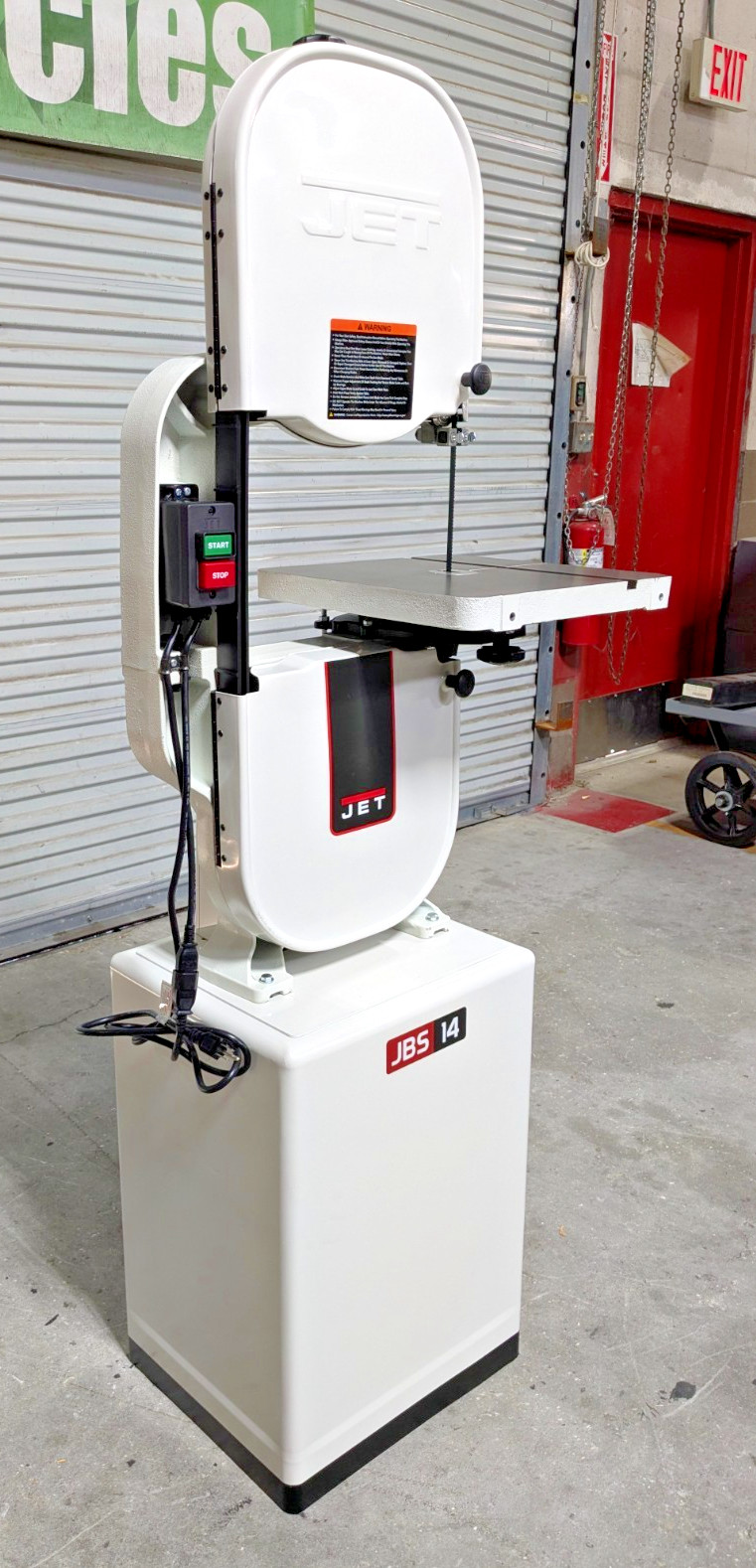 JET JWBS-14CS 14" Vertical Bandsaw 6" Height Capacity 115/230V 1HP