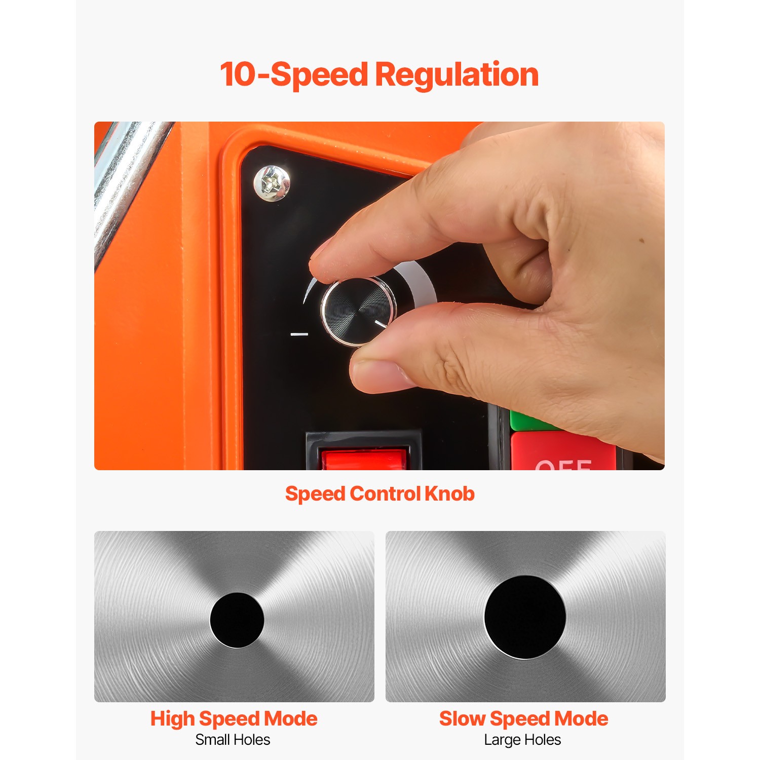 Magnetic Drill,1550W Motor 2″ Coring Diameter,2922 lbf Magnetic Force,0-550 RPM